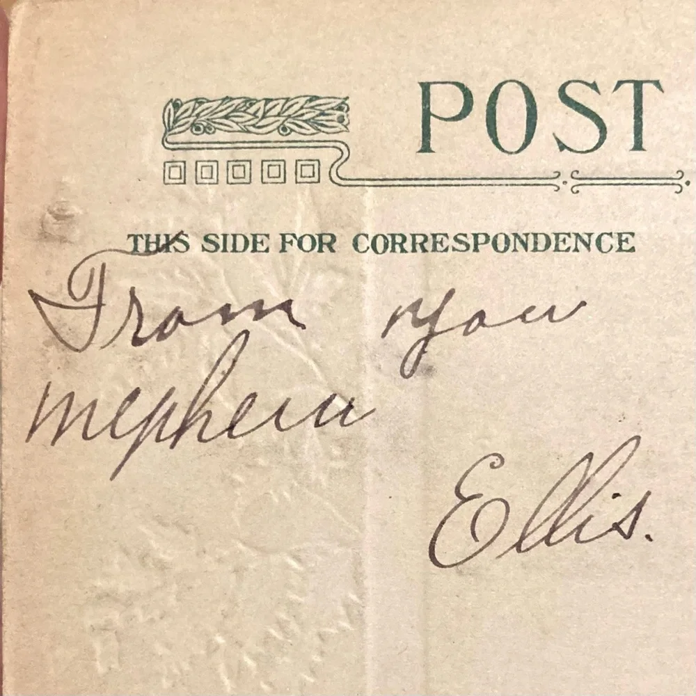 Vintage 1910 postcard